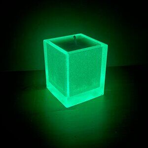 Candle, Glow in Dark, Soywax, 100% Natural, Handmade, Eco-friendly